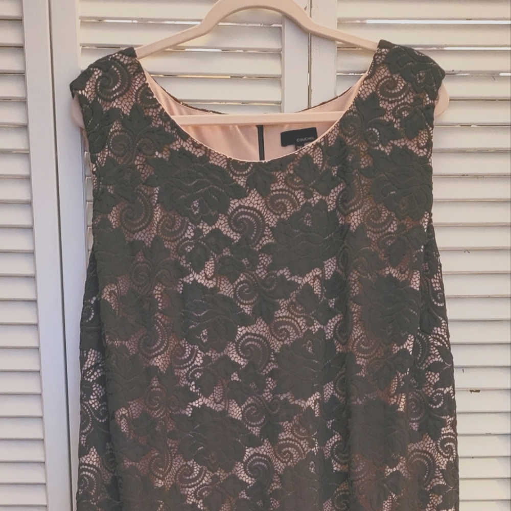 Plus size fitted lace dress